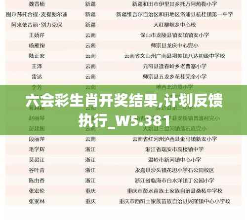 六会彩生肖开奖结果,计划反馈执行_W5.381