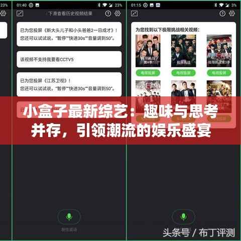 小盒子最新综艺：趣味与思考并存，引领潮流的娱乐盛宴
