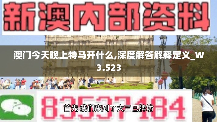 澳门今天晚上特马开什么,深度解答解释定义_W3.523