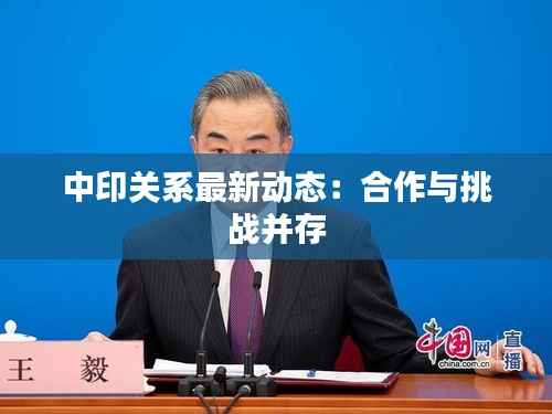 中印关系最新动态：合作与挑战并存