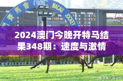 2024澳门今晚开特马结果348期:速度与激情的完美演绎