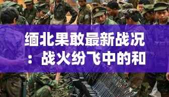 缅北果敢最新战况：战火纷飞中的和平曙光