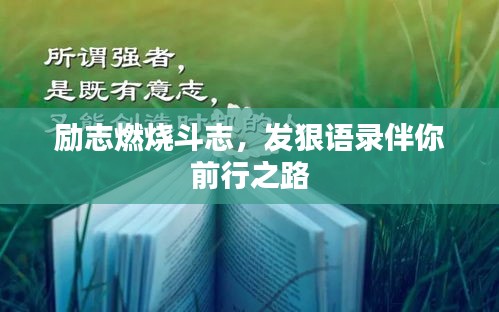 励志燃烧斗志，发狠语录伴你前行之路